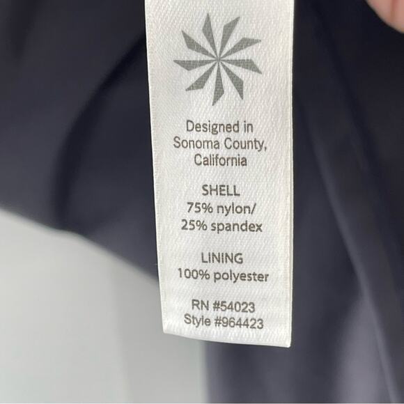 Athleta Coastline Swim Tank Racerback Strappy Dress in Deep Gray Size Medium - Picture 9 of 11